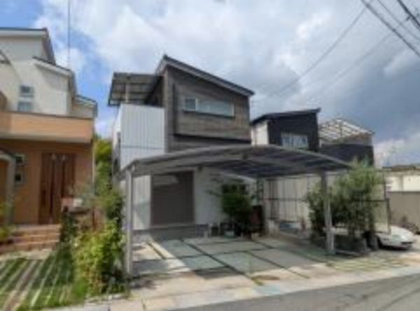 京田辺市薪、中古一戸建ての外観画像です