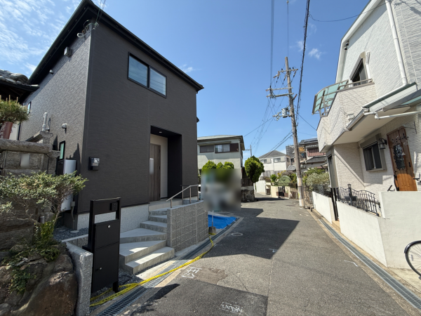 枚方市藤阪北町、新築一戸建ての外観画像です