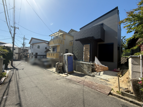 枚方市藤阪中町、新築一戸建ての外観画像です