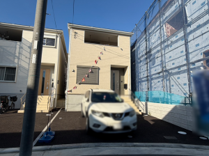 枚方市長尾峠町、新築一戸建ての外観画像です