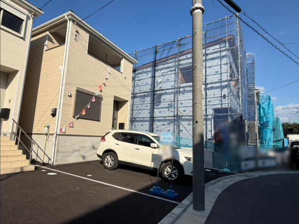 枚方市長尾峠町、新築一戸建ての外観画像です