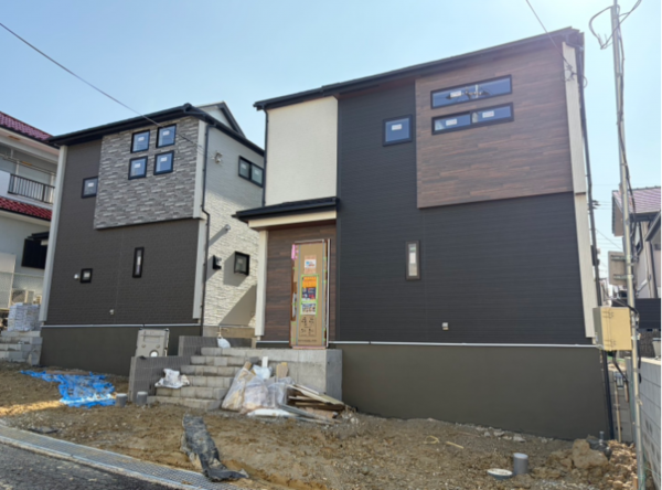 枚方市長尾東町、新築一戸建ての外観画像です