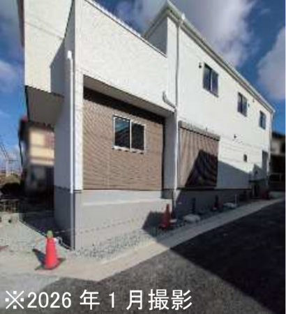 枚方市藤阪元町、新築一戸建ての外観画像です