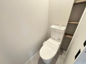 京田辺市大住、新築一戸建てのトイレ画像です