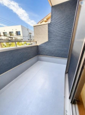 枚方市春日東町、新築一戸建てのバルコニー画像です