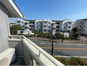 枚方市北山、中古一戸建てのバルコニー画像です