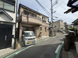 枚方市藤阪東町、中古一戸建ての外観画像です