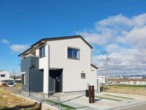 枚方市津田北町、新築一戸建ての外観画像です