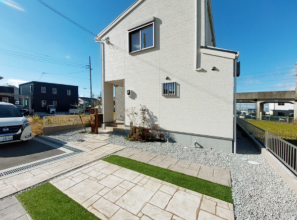 枚方市津田北町、新築一戸建ての外観画像です