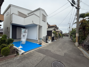 枚方市長尾西町、新築一戸建ての外観画像です