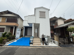 枚方市長尾西町、新築一戸建ての外観画像です