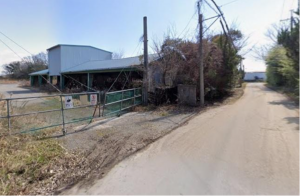 枚方市大字穂谷、土地の前面道路を含む現地写真画像です