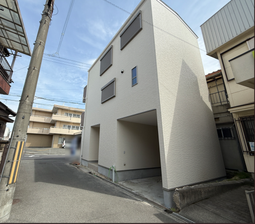 枚方市春日元町、新築一戸建ての外観画像です