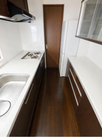 京田辺市大住、中古マンションのキッチン画像です