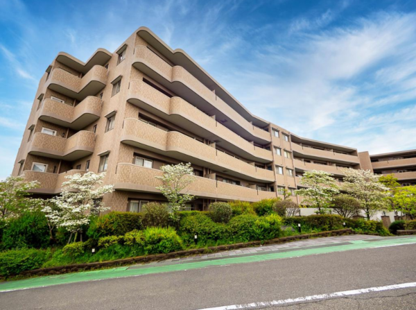 京田辺市大住、中古マンションの外観画像です