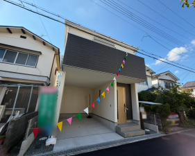 枚方市野村北町、新築一戸建ての外観画像です