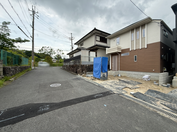 枚方市長尾東町、新築一戸建ての外観画像です