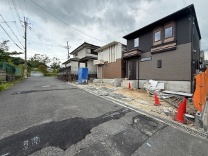枚方市長尾東町、新築一戸建ての外観画像です