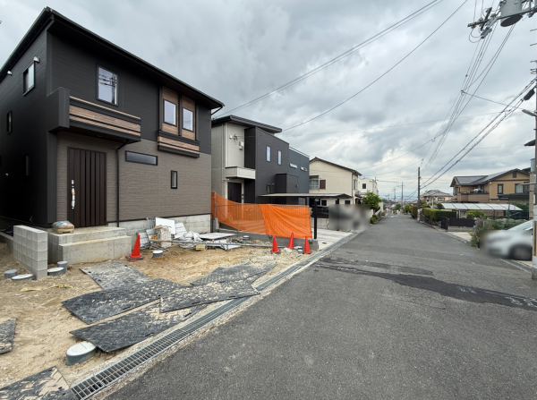 枚方市長尾東町、新築一戸建ての外観画像です