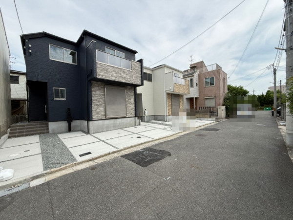 交野市松塚、新築一戸建ての外観画像です