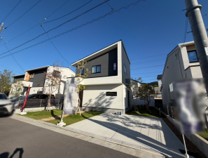 交野市森北、新築一戸建ての外観画像です