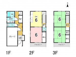 交野市私部、収益物件/その他の間取り画像です