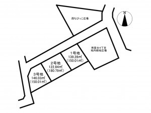 交野市南星台、土地の間取り画像です