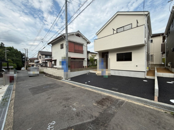 枚方市長尾台、新築一戸建ての外観画像です
