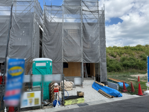 京田辺市薪、新築一戸建ての外観画像です