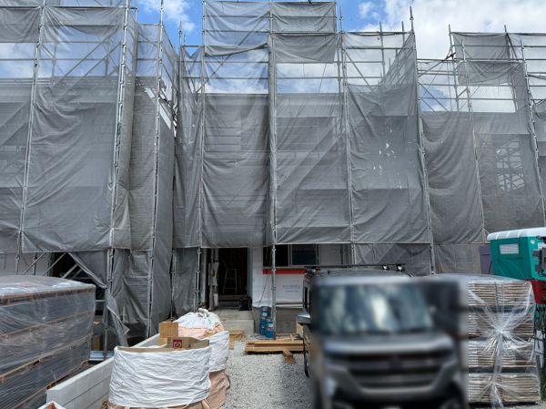 京田辺市薪、新築一戸建ての外観画像です