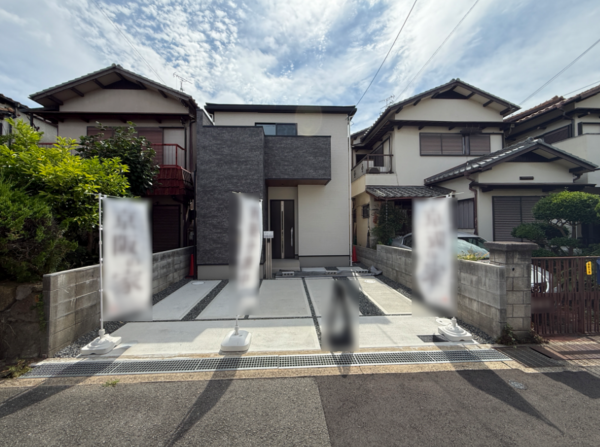 交野市天野が原町、新築一戸建ての外観画像です