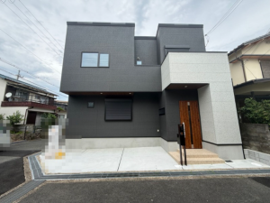 交野市私部西、新築一戸建ての外観画像です