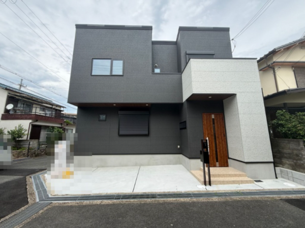 交野市私部西、新築一戸建ての外観画像です