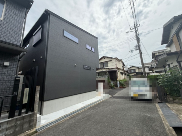 交野市私部西、新築一戸建ての外観画像です