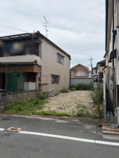 交野市幾野、土地の前面道路を含む現地写真画像です