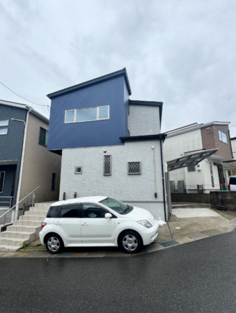 京田辺市薪、中古一戸建ての外観画像です