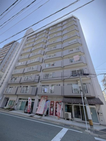 福岡市中央区港、中古マンションの外観画像です
