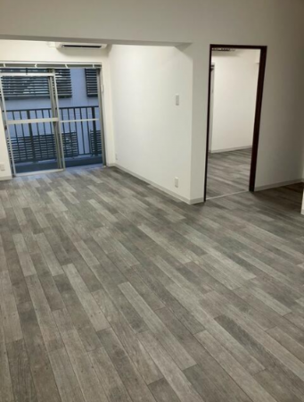 福岡市中央区大名、中古マンションの居間画像です