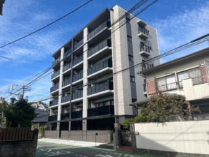 福岡市中央区今川、中古マンションの外観画像です