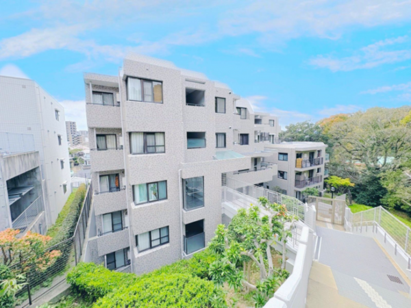 福岡市中央区西公園、中古マンションの外観画像です