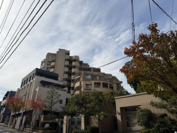 福岡市中央区浄水通、中古マンションの外観画像です