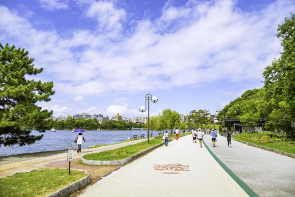 福岡市中央区草香江、中古マンションの周辺の街並み画像です