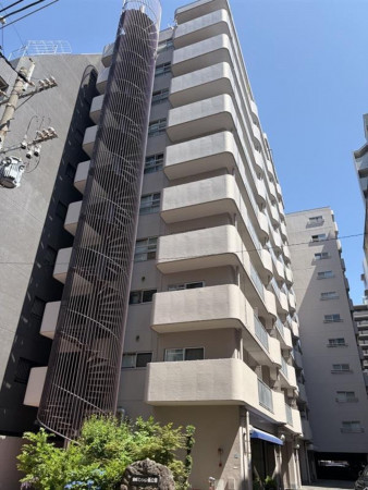 福岡市中央区荒戸、中古マンションの外観画像です