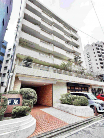 福岡市中央区平尾、中古マンションの外観画像です