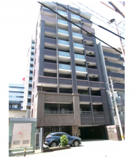 福岡市中央区天神、中古マンションの外観画像です