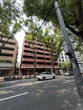 福岡市中央区赤坂、中古マンションの外観画像です