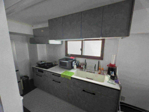 福岡市中央区唐人町、中古マンションのキッチン画像です