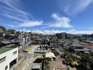 福岡市中央区輝国、中古マンションのバルコニー画像です
