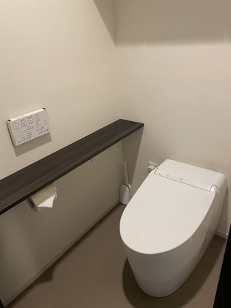 福岡市中央区地行浜、中古マンションのトイレ画像です
