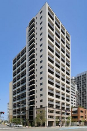 福岡市中央区長浜、中古マンションの外観画像です